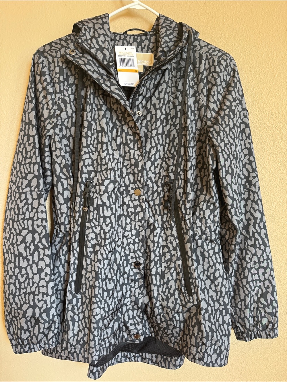 MICHAEL Michael Kors Leopard Rain Jacket